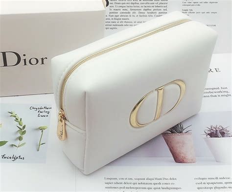 white dior makeup bag|dior backstage makeup bag.